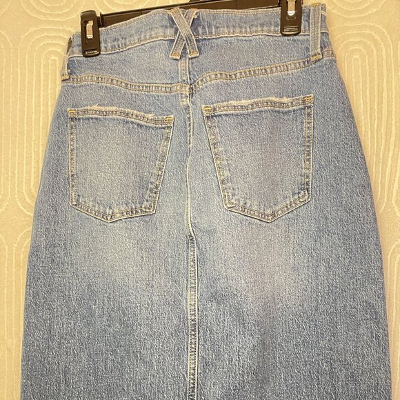 Universal Thread Goods co. denim midi skirt - Picture 3 of 4